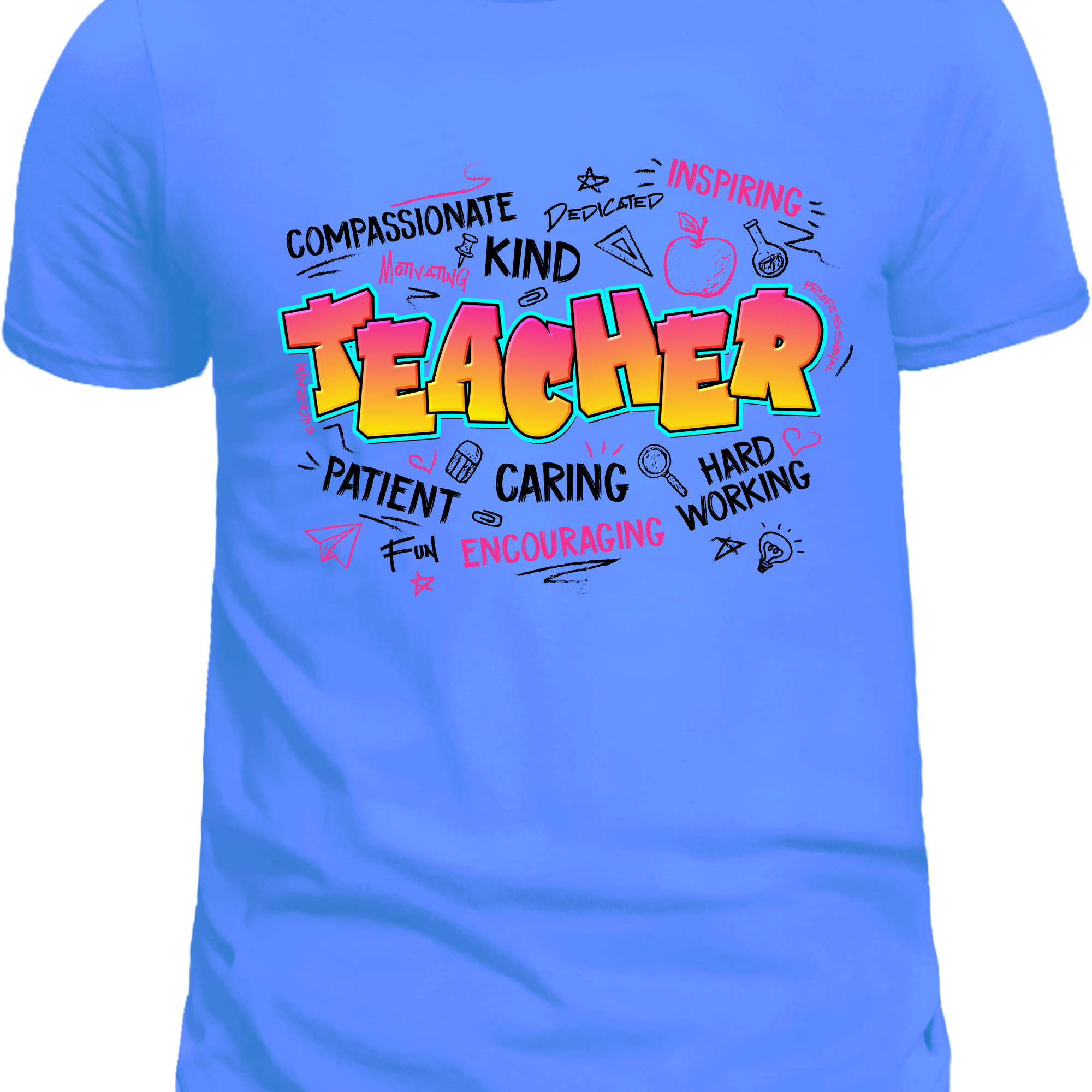 Teacher Graffiti positive vibe- DTF print