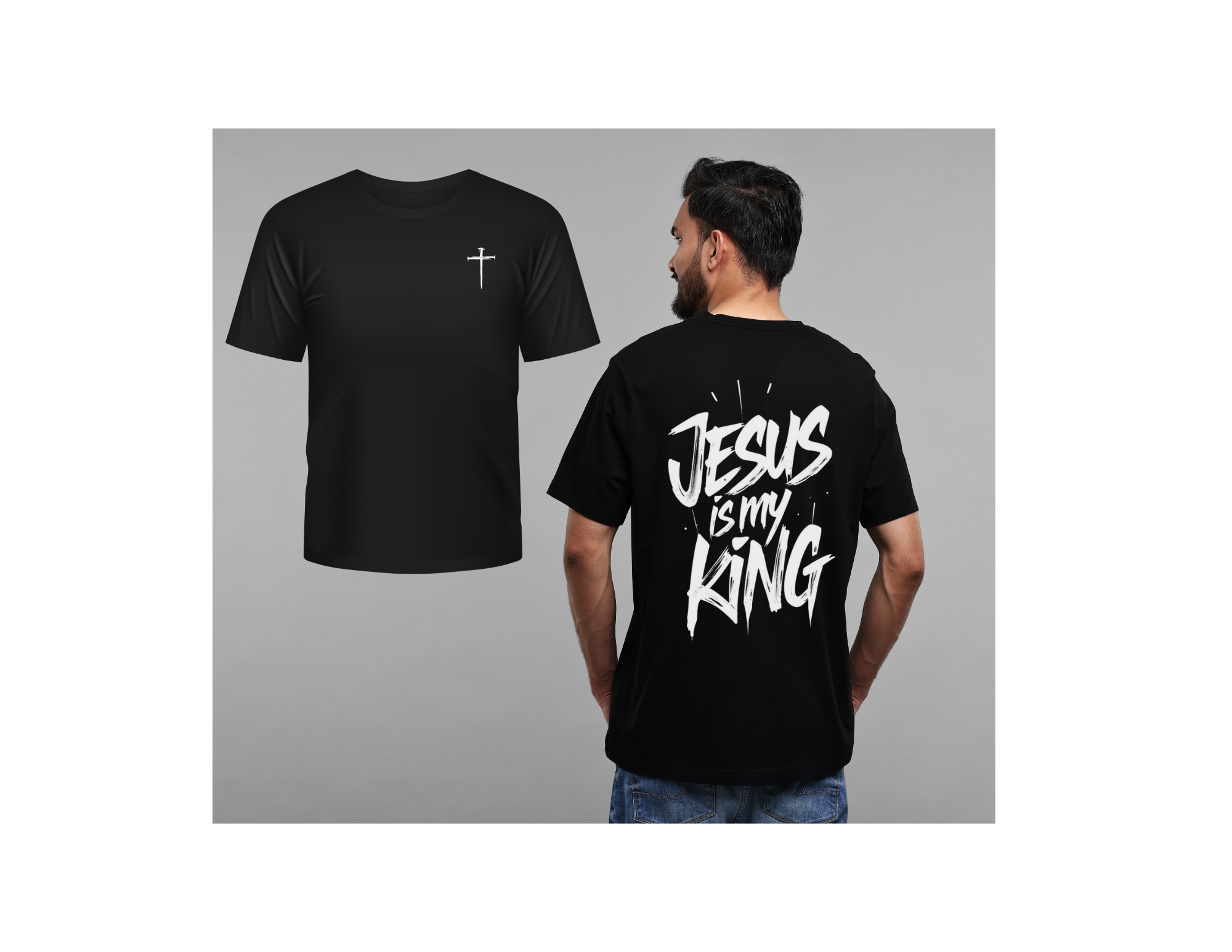 Jesus is king -DTF Print