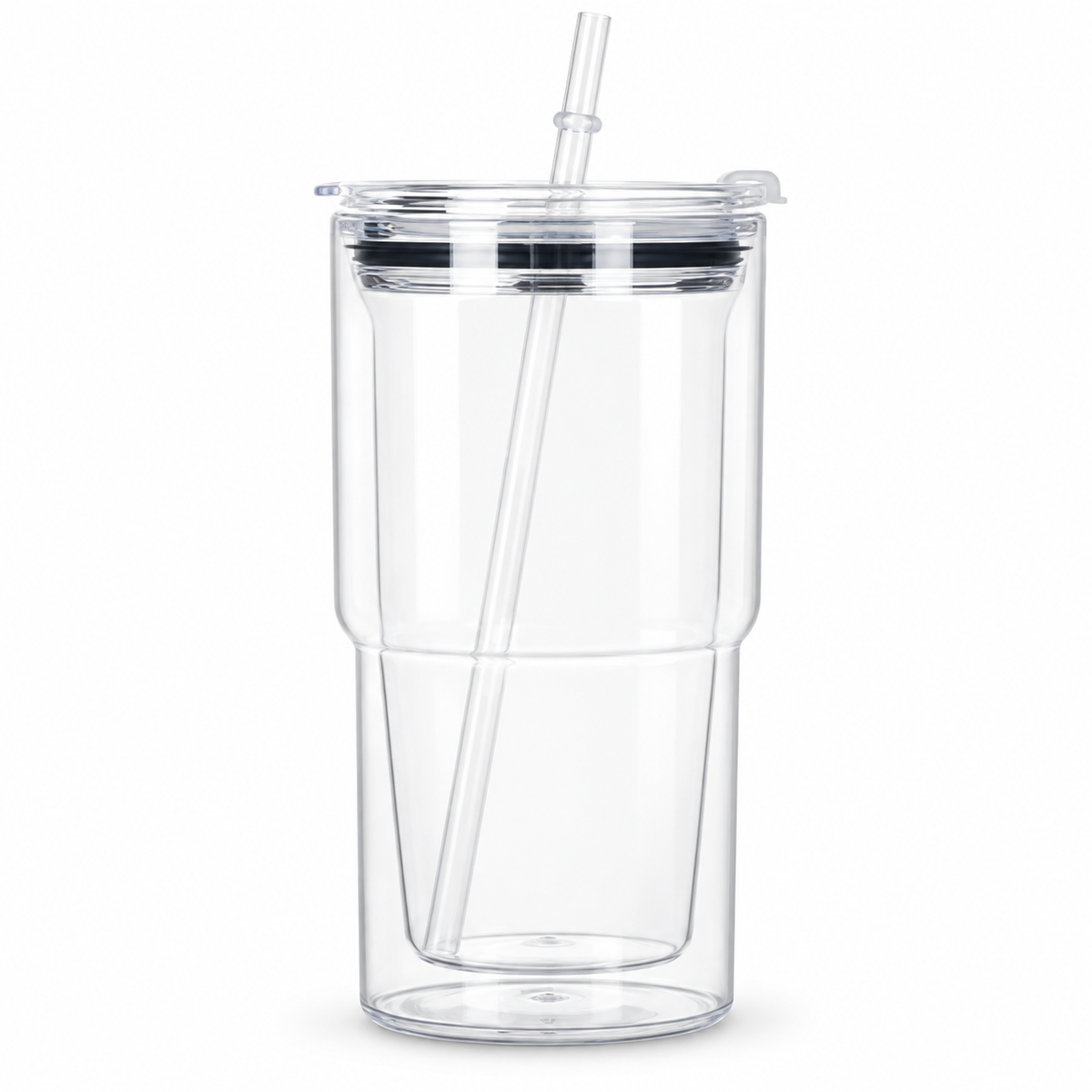 18 oz Blank Plastic Snow Globe Tumbler – Pre-Drilled