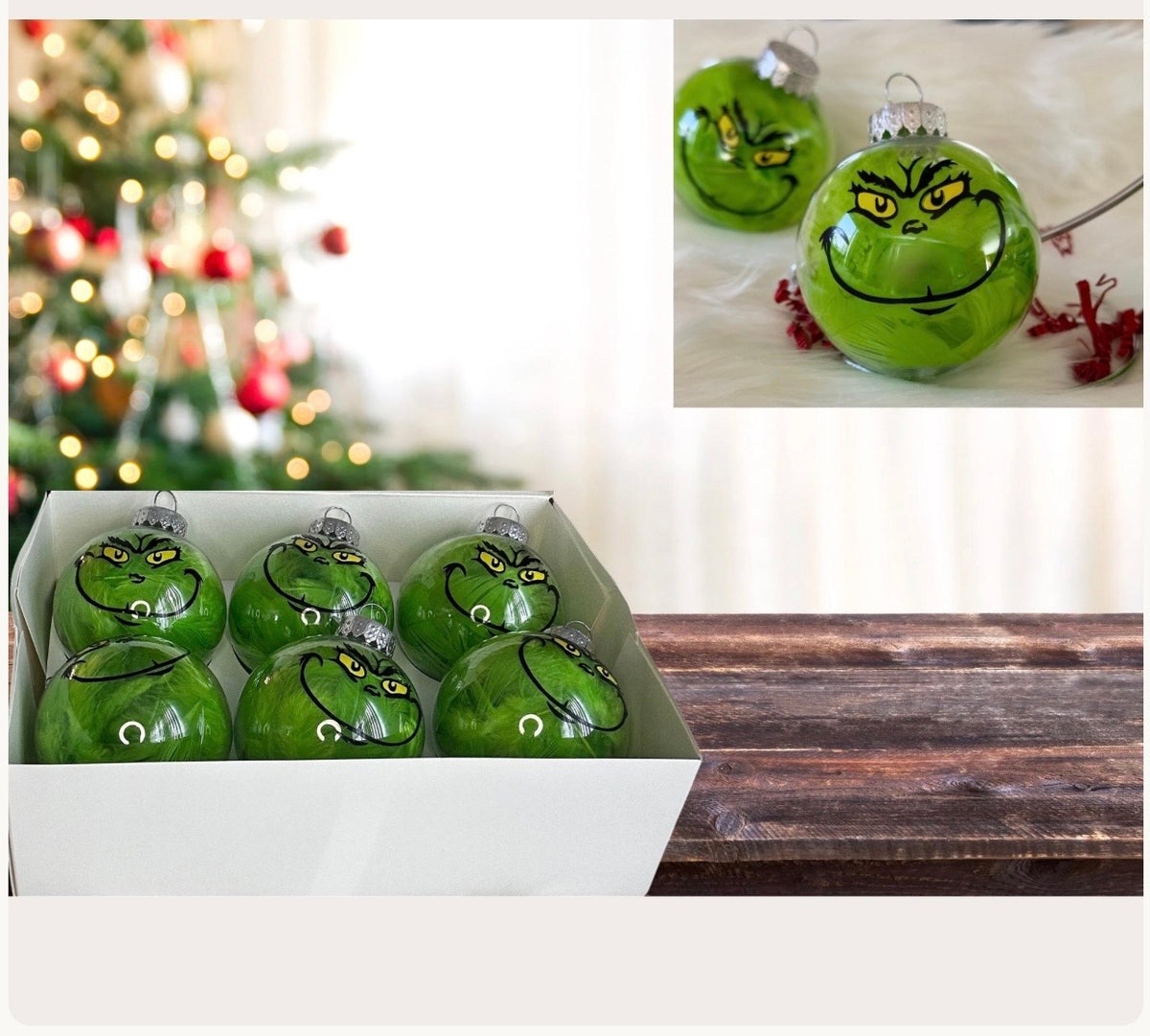 Pink & Green Inspirational Ornaments | GLC