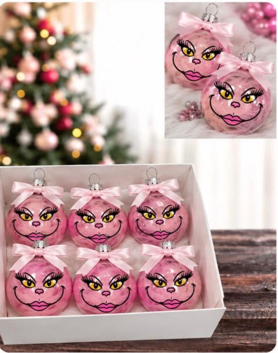 Pink & Green Inspirational Ornaments | GLC