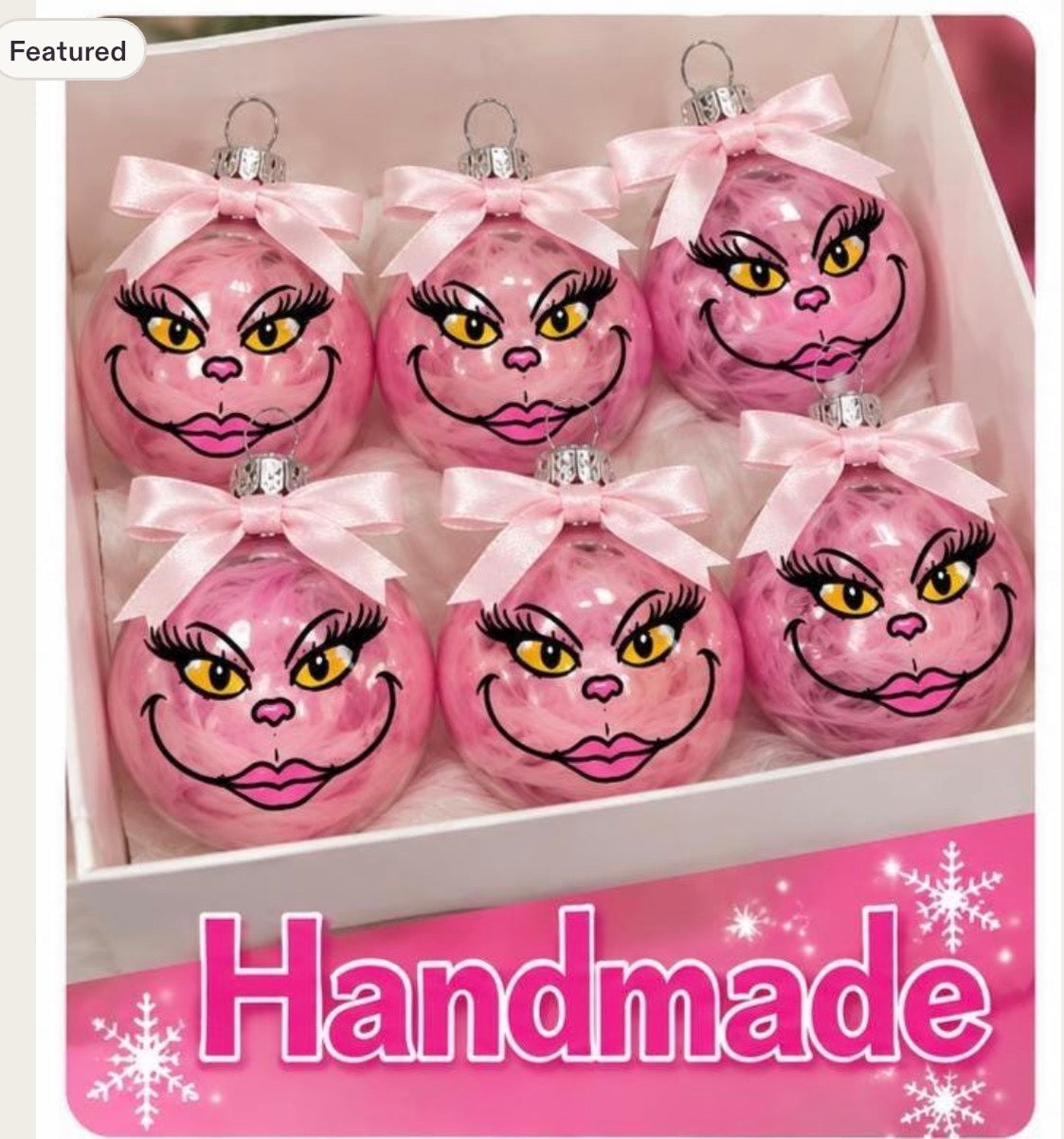 Pink & Green Inspirational Ornaments | GLC