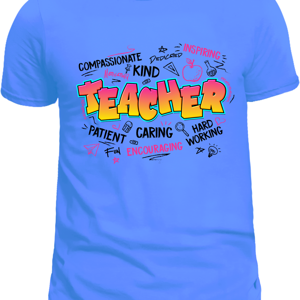 Teacher Graffiti positive vibe- DTF print
