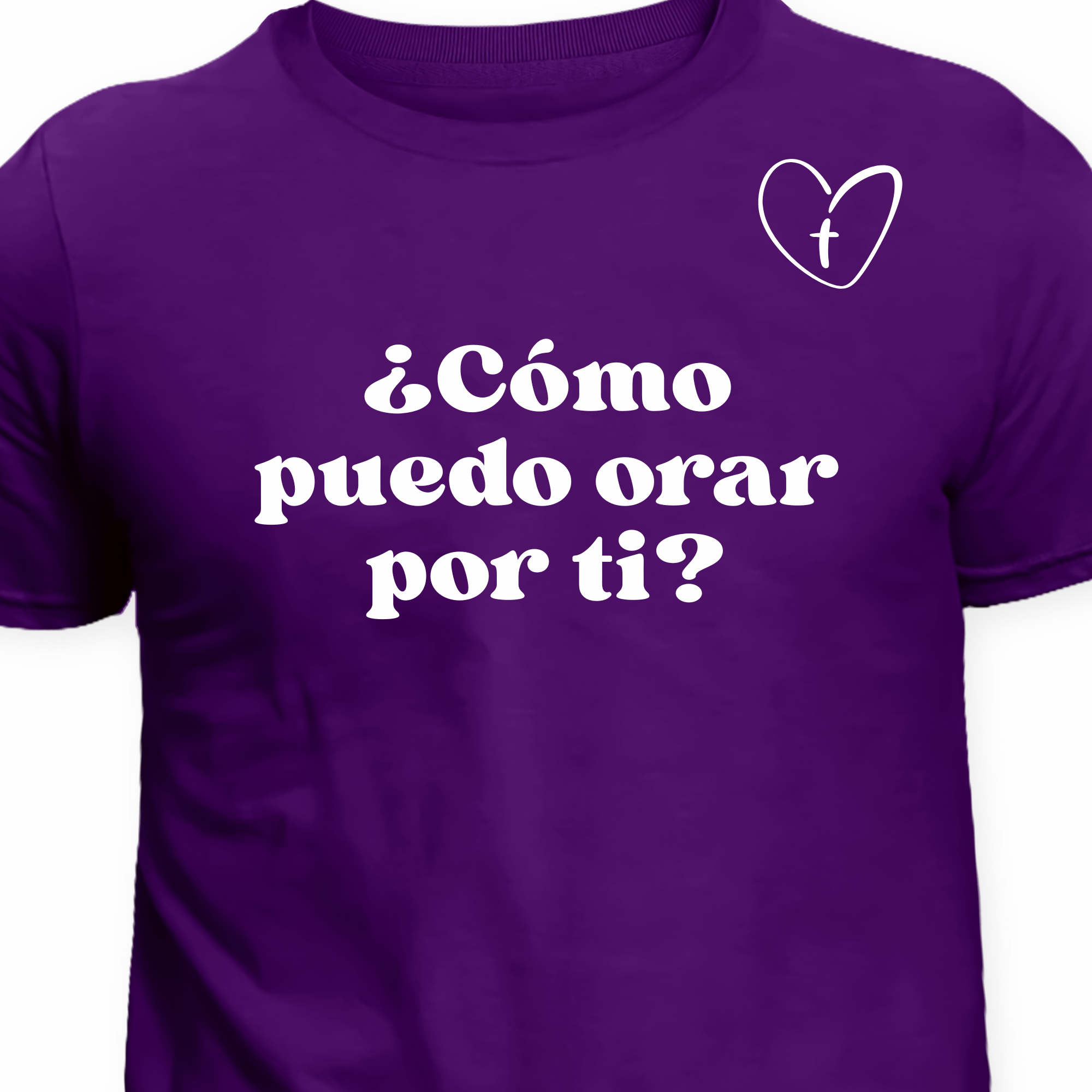 ¿Cómo Puedo Orar Por Ti? – Camiseta Cristiana en Español | Shirt de Fe | Pregunta de Oración | Ropa Evangelística